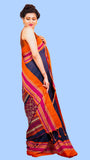 Handloom Pure Cotton Ethnic Motifs Purple Saree -  La Violetta